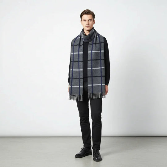 Sjaal – Kasjmier Langsjaal in Effen Design