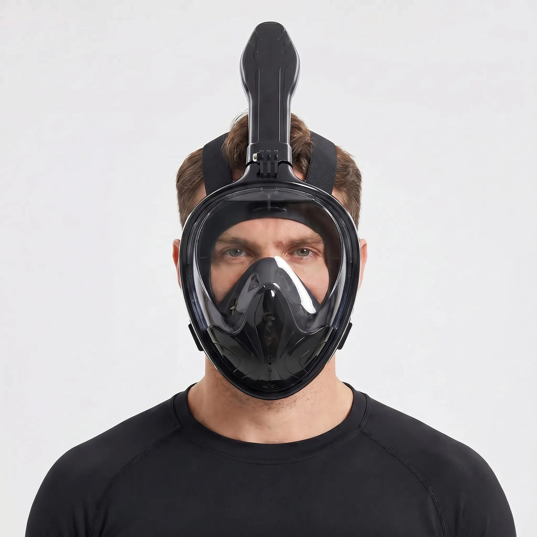 Snorkelmasker Volgelaats – met Snorkel voor Helder Onderwaterzicht