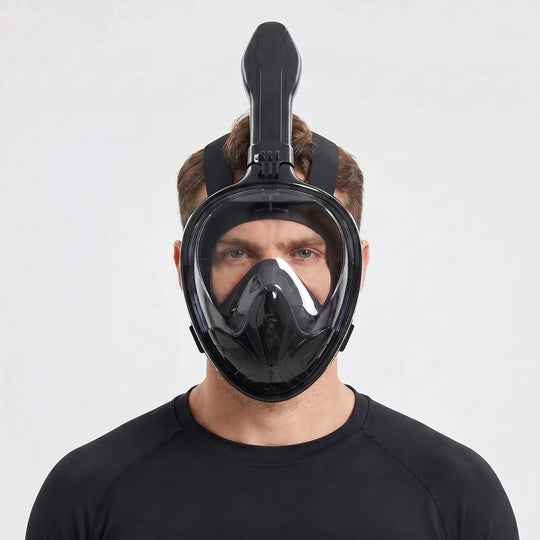 Snorkelmasker Volgelaats – met Snorkel voor Helder Onderwaterzicht