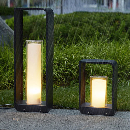 Solar Buitenlantaarn – Rechthoekig met Matglas & Afstandsbediening