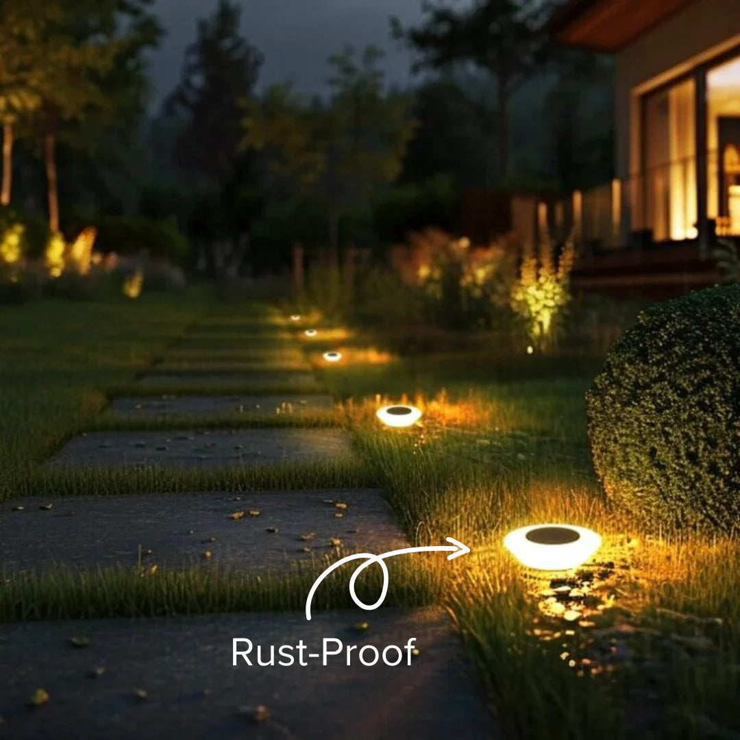 Solar Grondspots - Roestvrij - Set van 4 of 8 Stuks