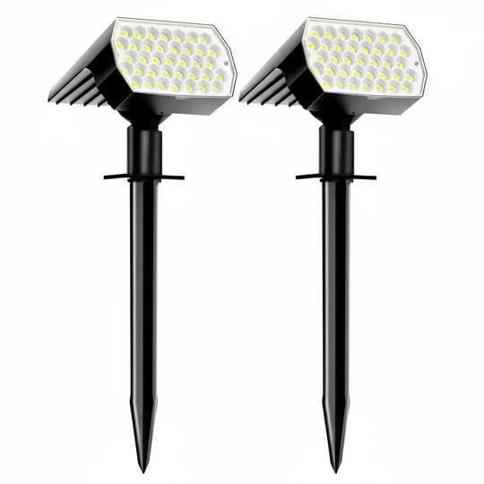 Solar Spotlights Buiten - Waterdicht - 3 Lichtmodi - Set van 4