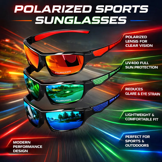 Sportbril Gepolariseerd met UV400 Bescherming - Unisex