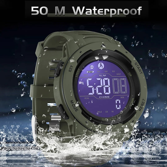 Sporthorloge – Digitaal Waterdicht met Stappenteller
