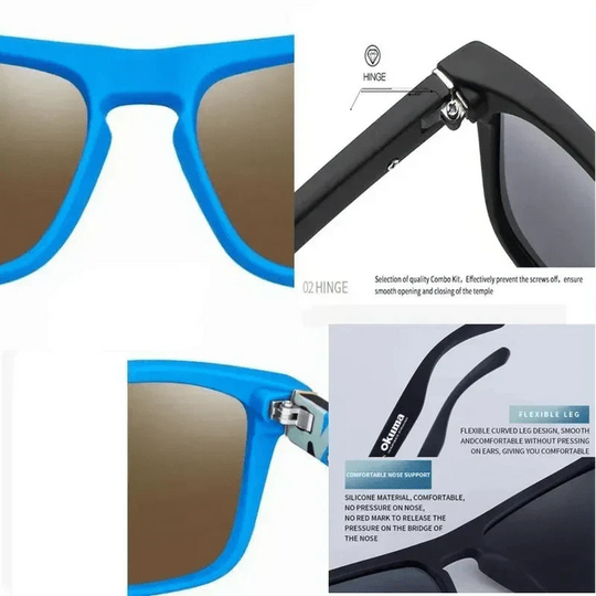 Sportieve Zonnebril met Gepolariseerde Glazen en UV400 Filter