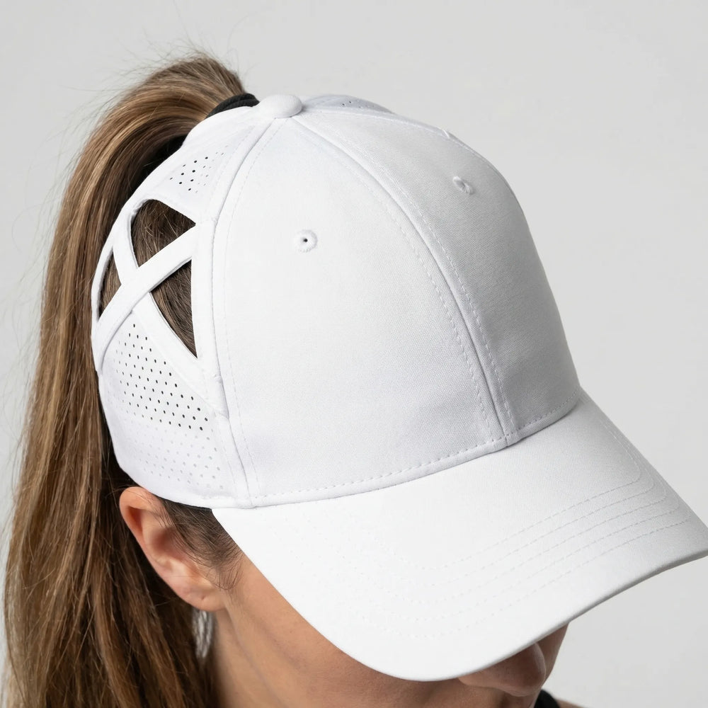 Sportpet met Paardenstaart Opening - Verstelbare Baseballcap voor Dames