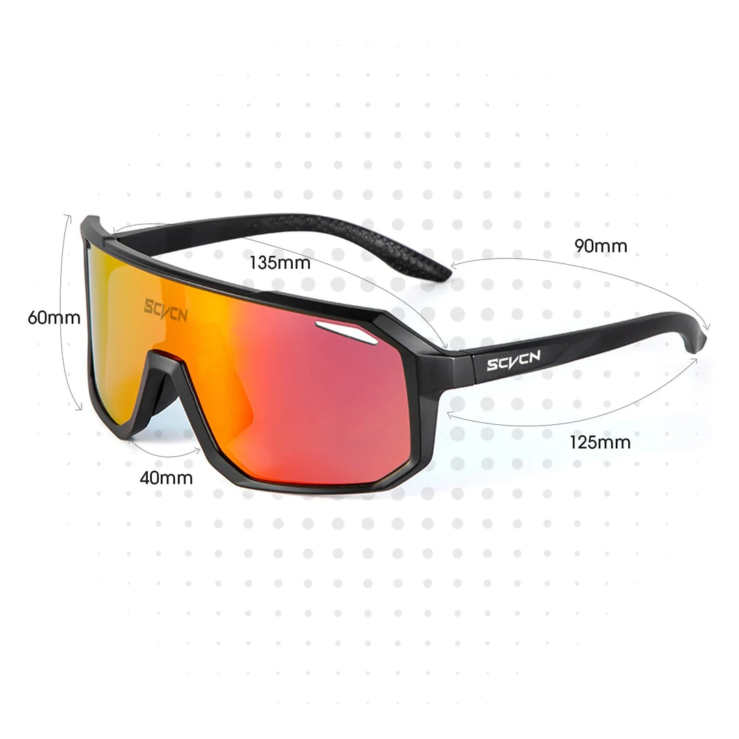 Sportzonnebril met UV400 Bescherming en TR90 Frame