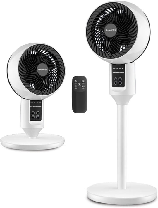 Statiefventilator – 3D-Oscillatie, Verstelbaar in Hoogte & Fluisterstil