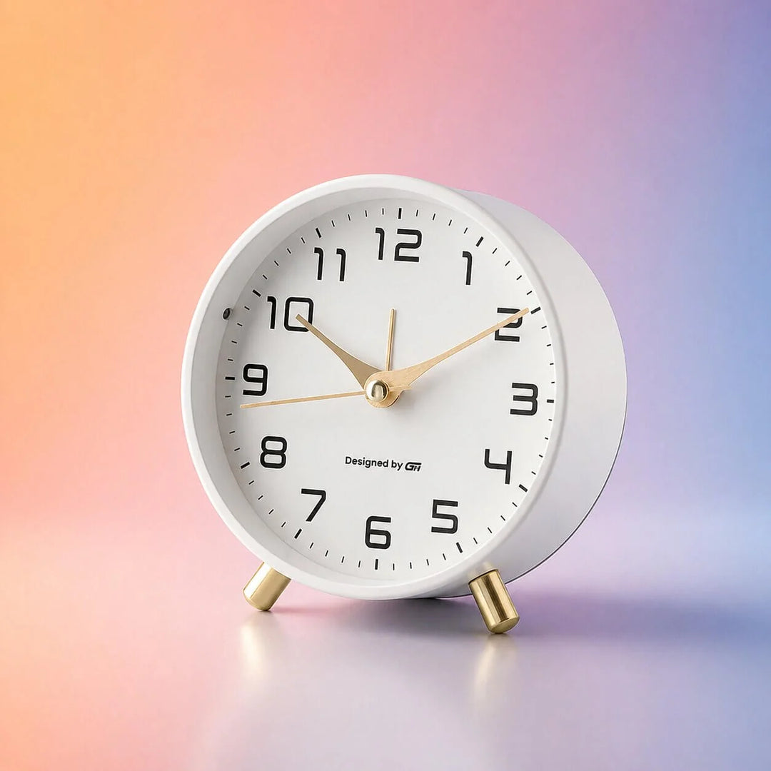 Tafelklok – Stil Uurwerk met Analoge Wijzerplaat
