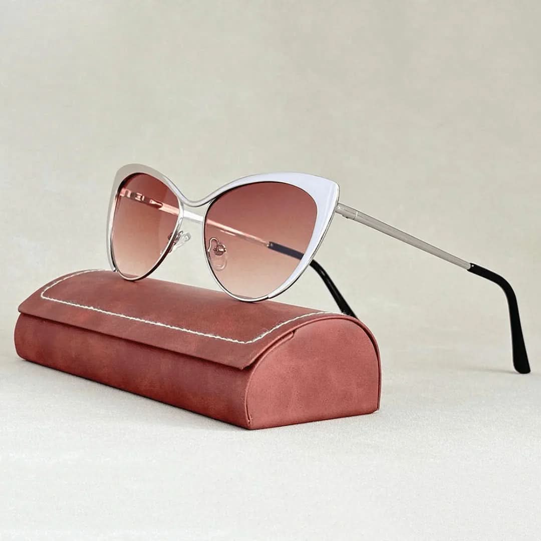 TALIA LUX | Oversized Cat Eye Gradient-zonnebril | UV400