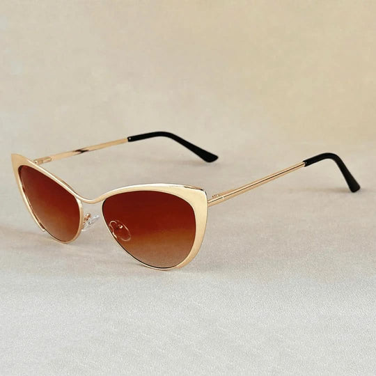 TALIA LUX | Oversized Cat Eye Gradient-zonnebril | UV400