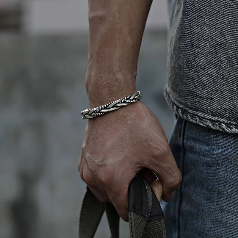 Torin Zilveren Cuff Armband