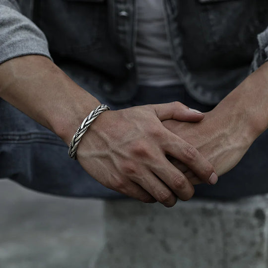 Torin Zilveren Cuff Armband