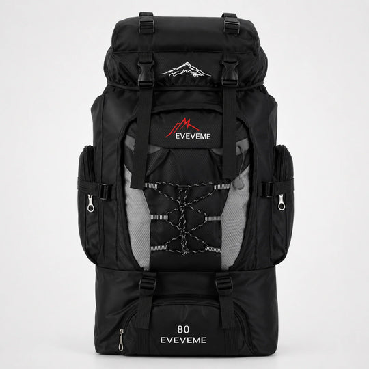 Trekkingrugzak 80L - Waterafstotend met Ventilerend Draagcomfort