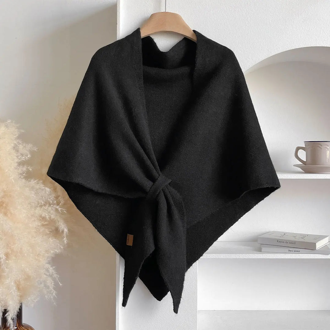 Trendy Driehoekige Wolmix Sjaal Dames
