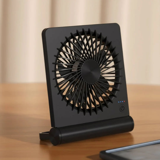 USB Bureauventilator Compact – Verstelbare Luchtstroom, Draagbaar