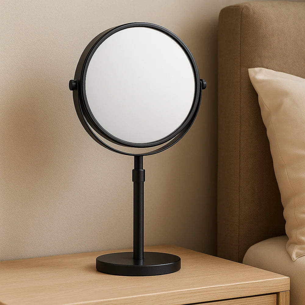 Verstelbare LED Make-upspiegel met 10x Vergroting