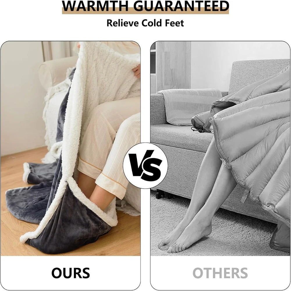 Verwarmde Deken – Draagbare Elektrische Throw met Temperatuurregeling