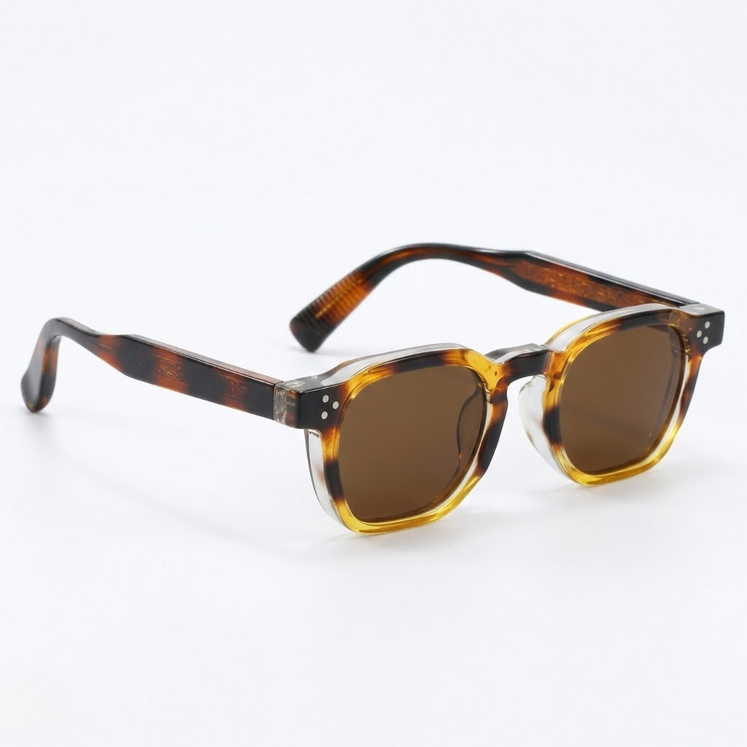 Vierkante Zonnebril met UV400 Bescherming - Unisex Retro Design