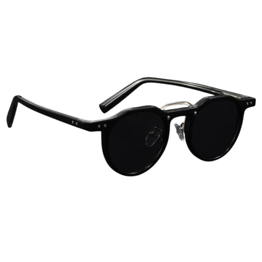 Vintage ronde zonnebril UV400 bescherming unisex polycarbonaat frame