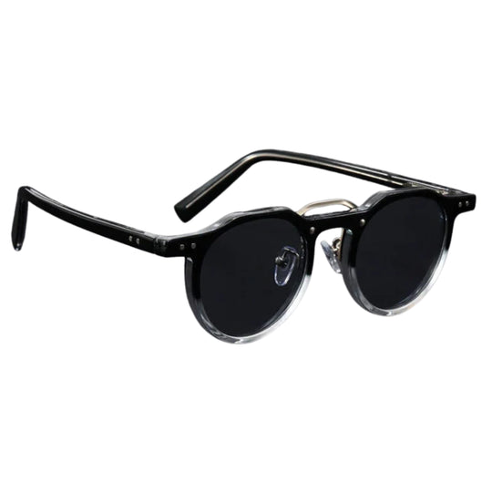Vintage ronde zonnebril UV400 bescherming unisex polycarbonaat frame