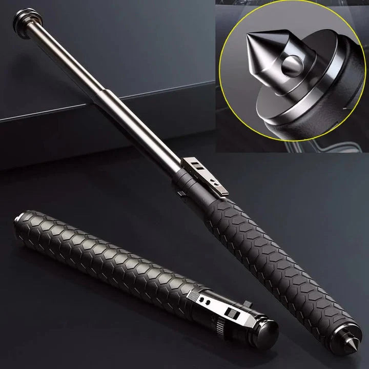 Wandelstok met Antislip Handgreep - Automatisch Uitklapbaar - 39/52/65 cm