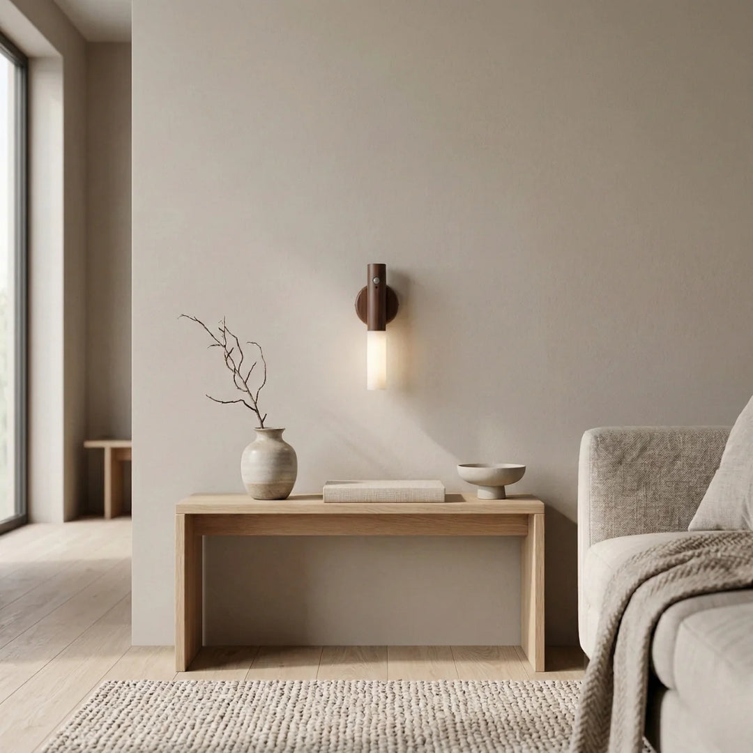 Wandlamp Cilinder met Bewegingssensor - Warm Wit Licht
