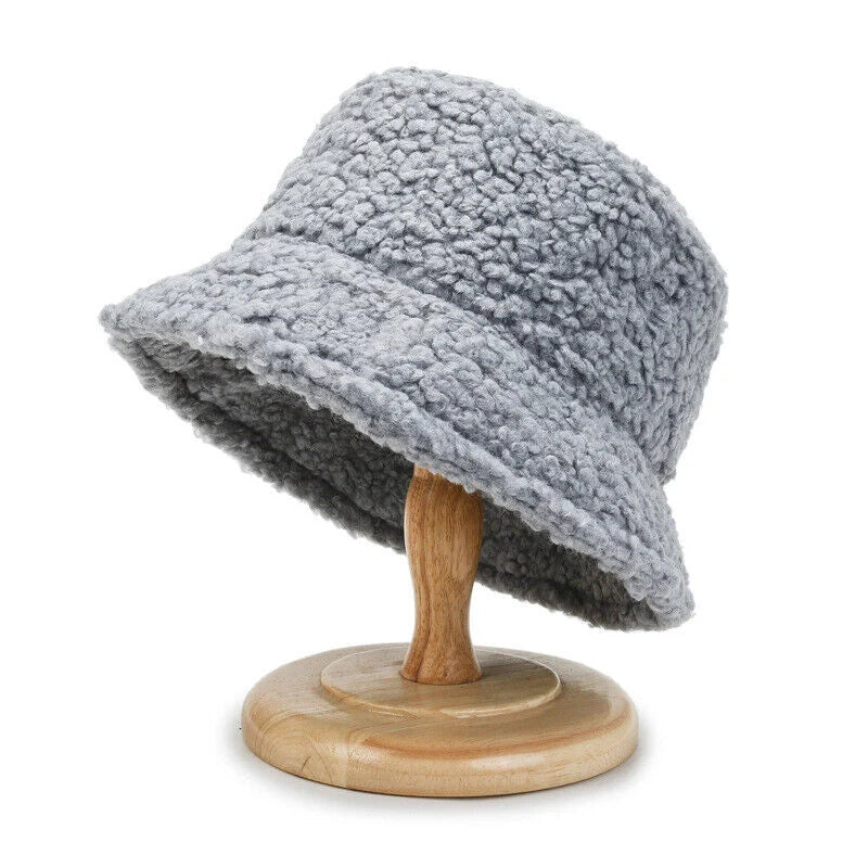 Warme Teddy Bucket Hat – Livia
