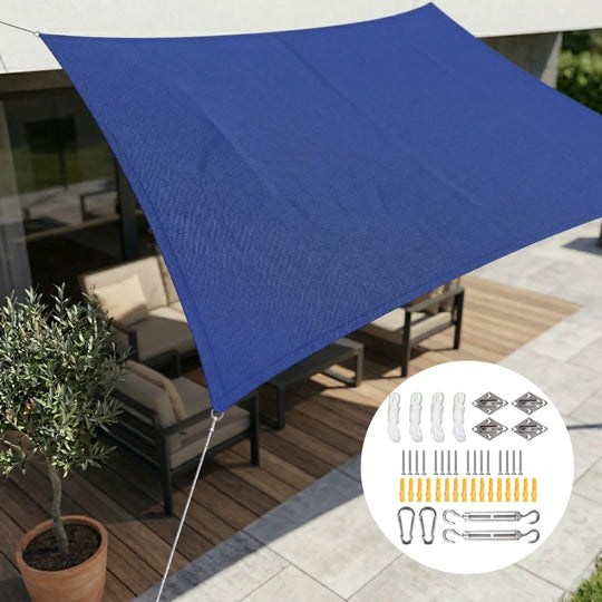 Waterdicht Schaduwdoek Rechthoekig - UV Bescherming - Buitenstof