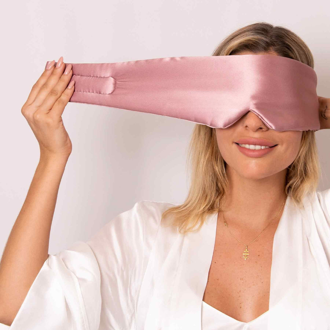 Zijden Slaapmasker 22 Momme – Verstelbaar & Ademend Oogmasker