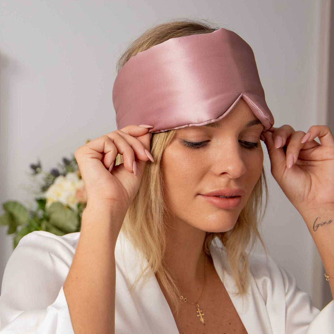 Zijden Slaapmasker 22 Momme – Verstelbaar & Ademend Oogmasker