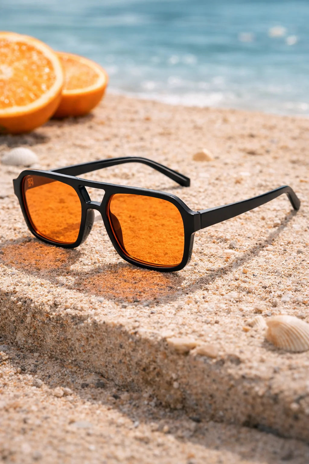 Zonnebril unisex | UV-bescherming en rechthoekige vintage look