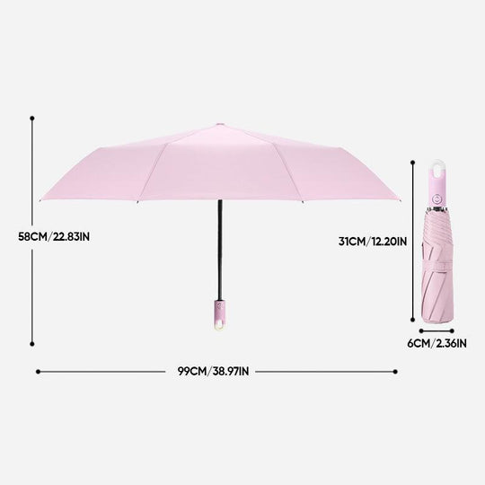 Automatische Opvouwbare Paraplu – Driedubbel Inklapbaar & Windproof