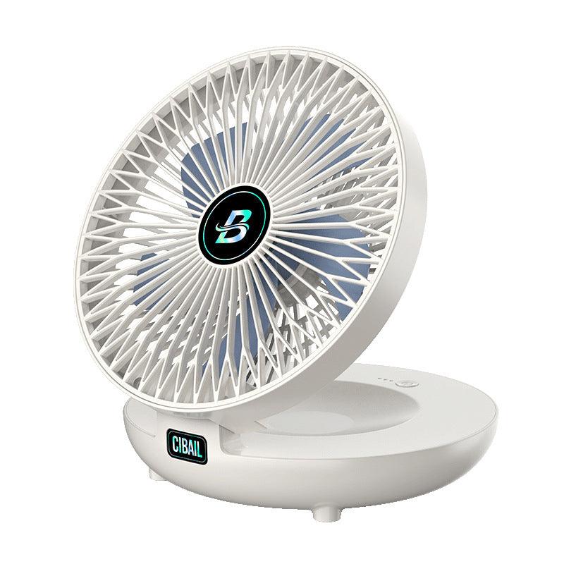 Mini Ventilator Oplaadbaar – Tafel & Muur, Draadloos, Stil